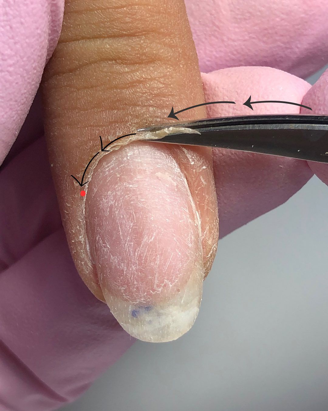 Elegant finished nail design